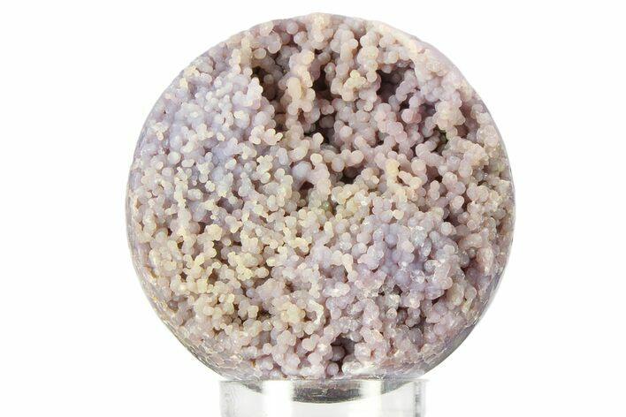 Polished Purple Botryoidal Grape Agate Sphere - Indonesia #360086